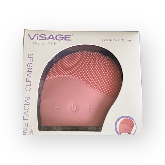 new Visage ㋛ Silicone Facial Cleansing Brush ㋛ Sonic Barbie Pink ㋛ - Picture 7 of 10